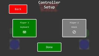 controller selection screen