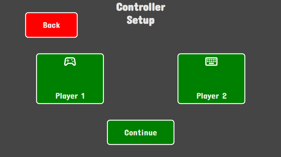 new buttons: controller setup